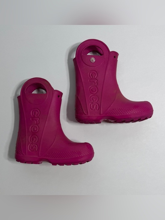 CROCS Other - CROCS Kids Magenta Waterproof Rain Boots